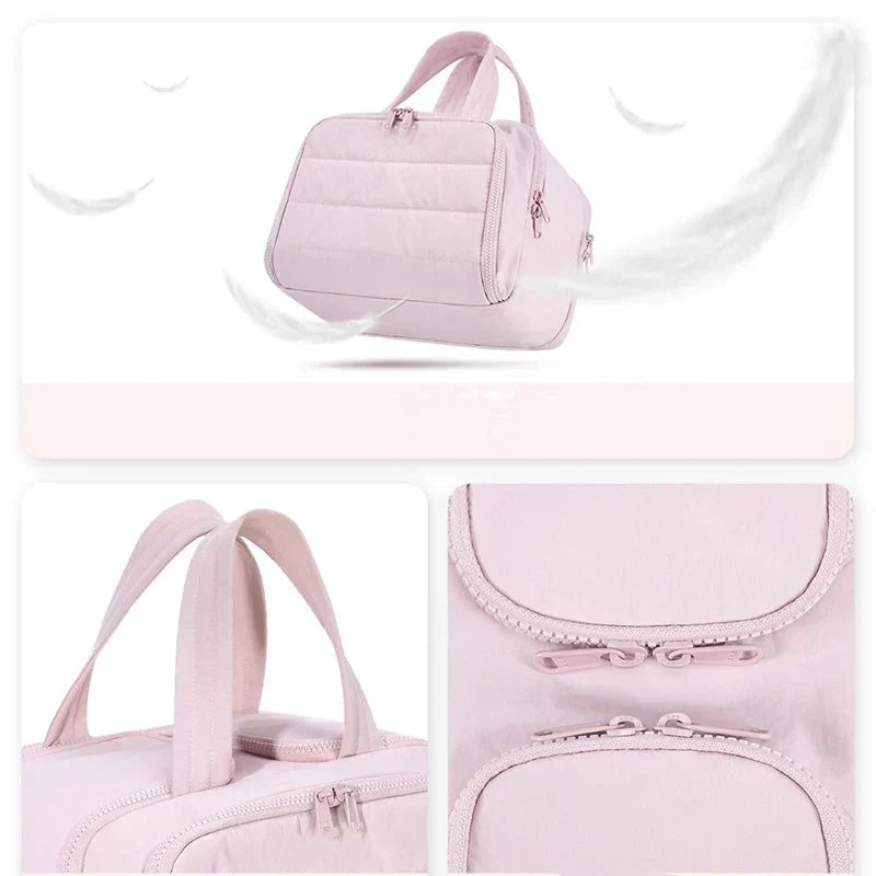 Bolsa de viaje mujer espaciosa para productos de belleza