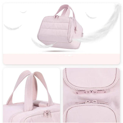 Bolsa de viaje mujer espaciosa para productos de belleza