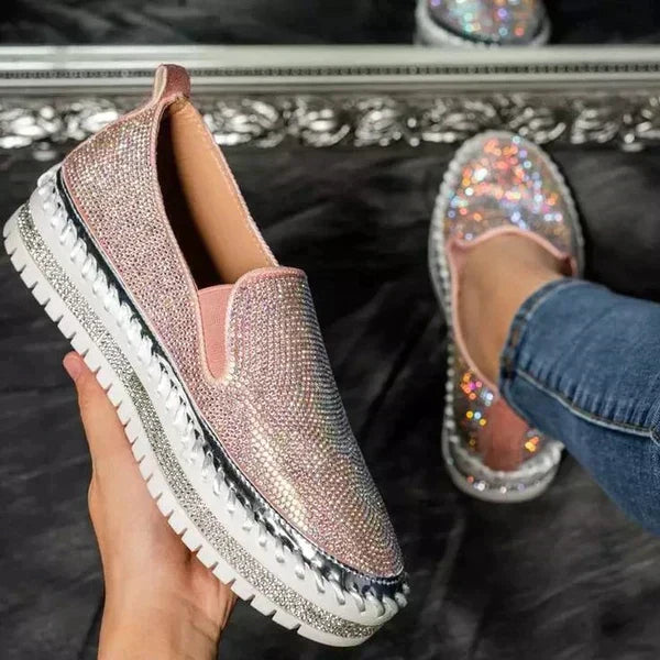 Zapatos Mujer Brillo Casual Elegantes
