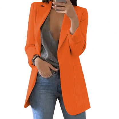 Blazer Mujer Casual Estructura Texturizada Corte Ajustado