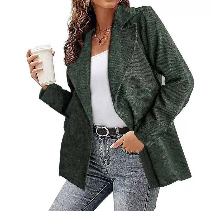 Chaqueta Mujer Otoño Invierno Ajuste Clasico