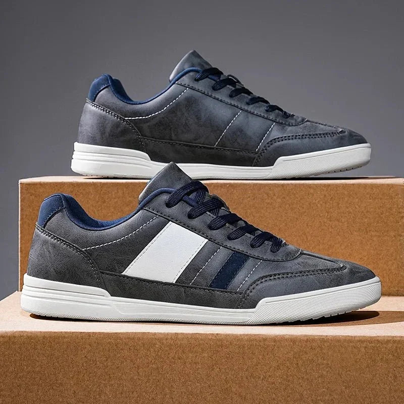 Zapatillas Hombre Casual Puntera Ancha Suela TPR Perfil Bajo