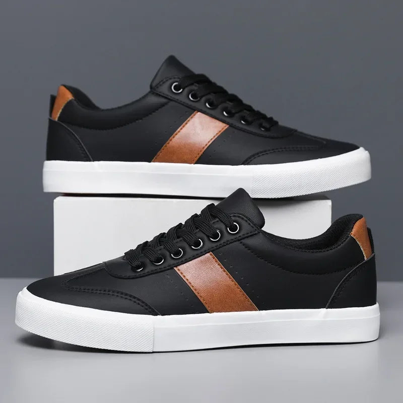 Zapatillas Hombre Casual Cuero Sintético Suela Goma