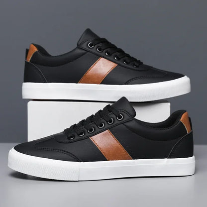 Zapatillas Hombre Casual Cuero Sintético Suela Goma