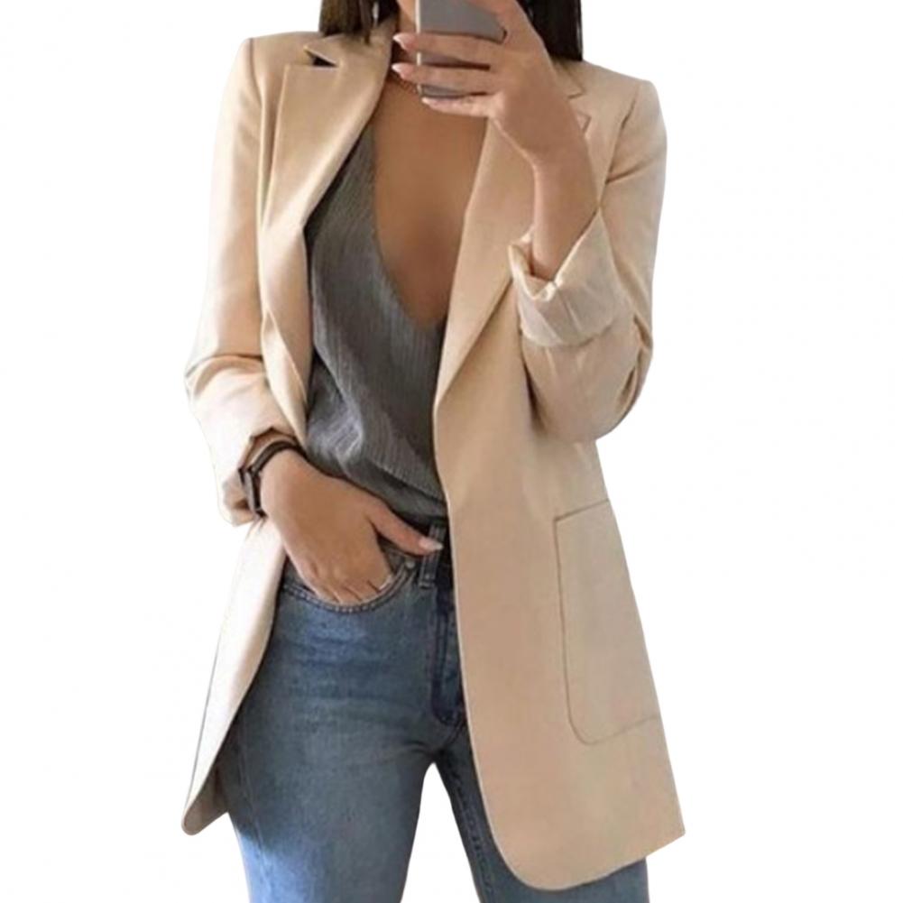 Blazer Mujer Casual Estructura Texturizada Corte Ajustado