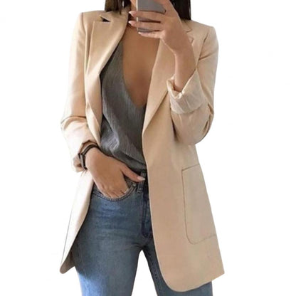 Blazer Mujer Casual Estructura Texturizada Corte Ajustado