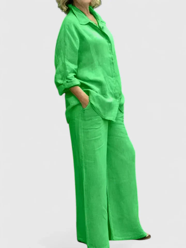 Conjunto Mujer Elegante Comodo Ajuste Regular
