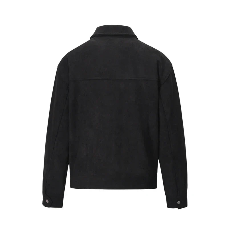 Chaqueta Utility Hombre con Cremallera Estilo Casual