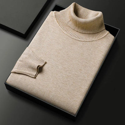 Jersey Hombre Clásico Cuello Alto Ajuste Regular