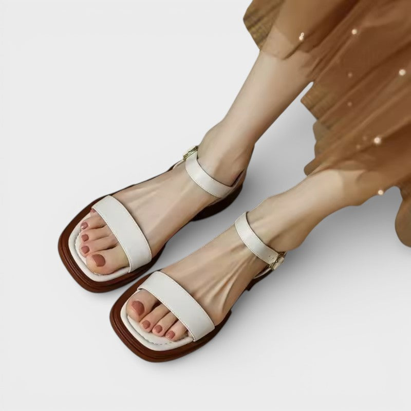 Sandalias Mujer Tacón Bajo Comodas Elegantes