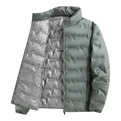 Chaqueta Acolchada Hombre Resistente al Clima Estilo Moderno