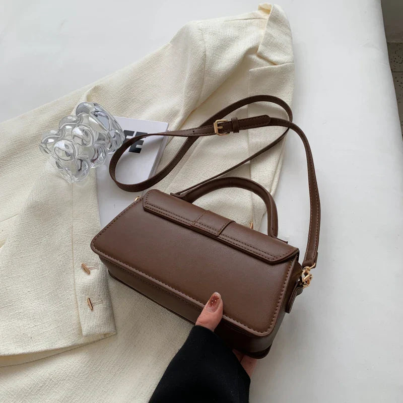 Bolso de hombro mujer de piel elegante y versátil