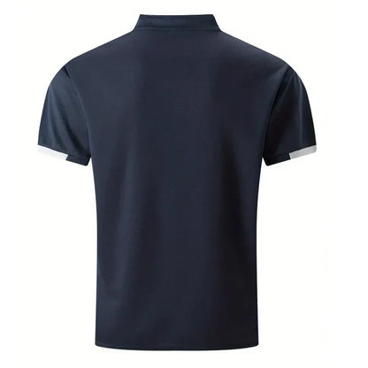 Polo Hombre Algodón Cuello Mao Detalle Botones