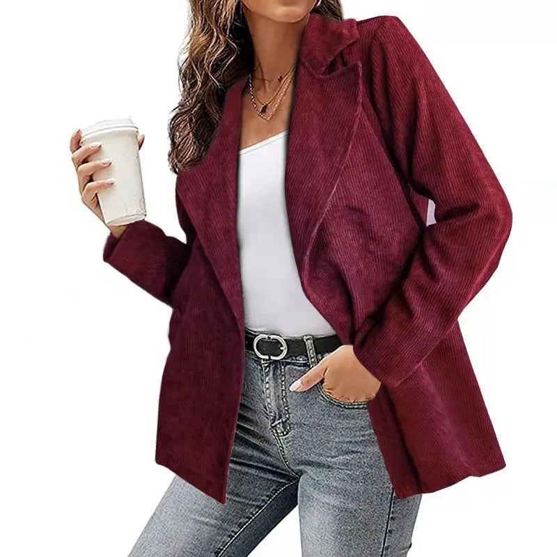 Chaqueta Mujer Otoño Invierno Ajuste Clasico