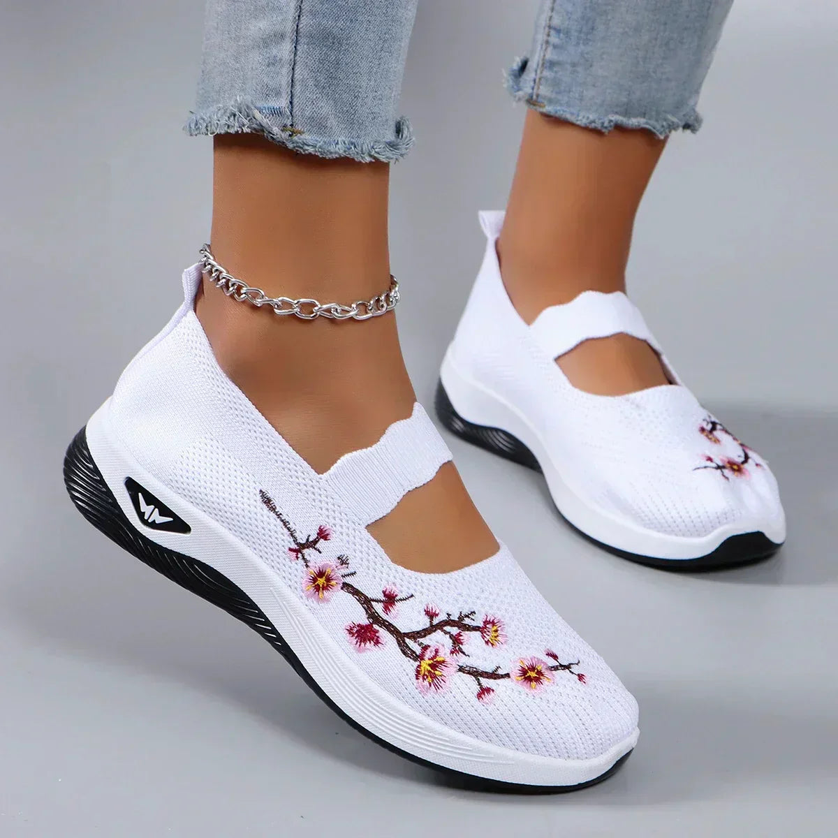 Zapatos ortopédicos mujer transpirables con amortiguación cómodos