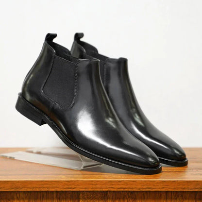 Botas Chelsea Hombre de Cuero Ajuste Clásico