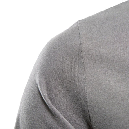Camiseta Hombre Manga Larga Algodón Cuello Redondo
