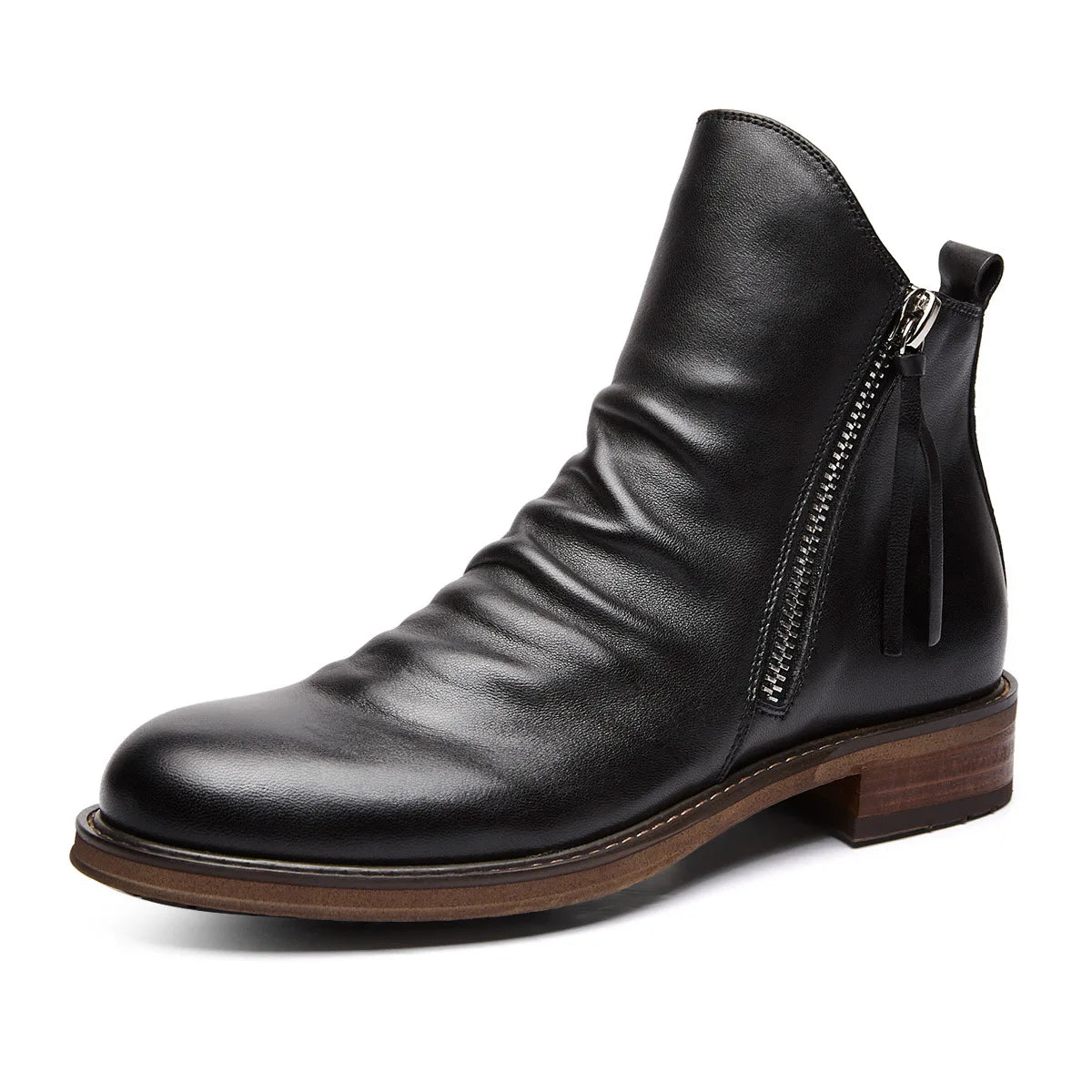 Botas Chelsea Hombre de Cuero Estilo Moderno