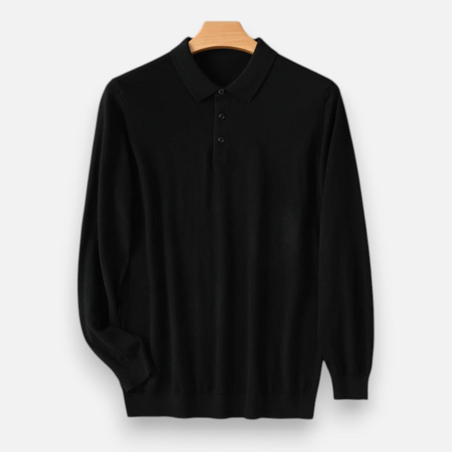 Camisa Polo Hombre Lana Merino Suave Corte Clásico