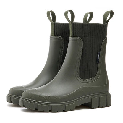 Botines Mujer Impermeables Suela Gruesa Antideslizante