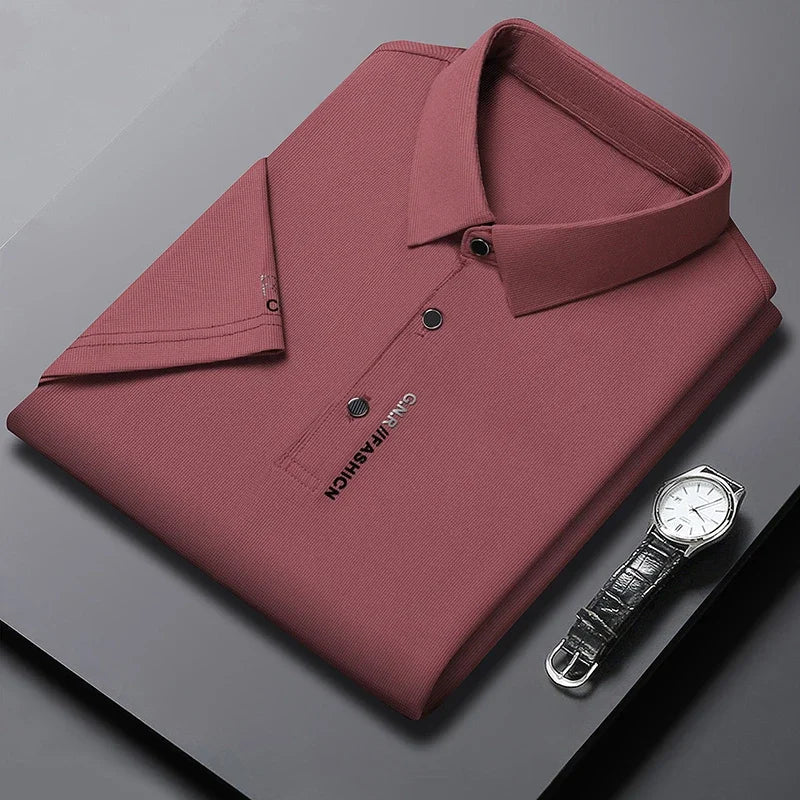 Polo Hombre Algodón Cuello Refinado Cierre Botones - Mavetta