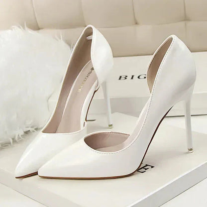 Zapatos Mujer Tacón Alto Detalle Cut-out Elegante