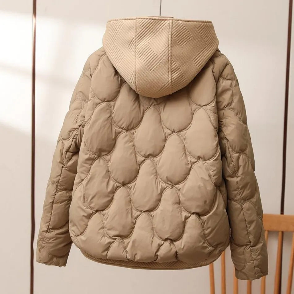 Chaqueta Invierno Mujer Acolchada Ajuste Regular