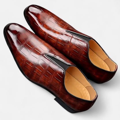 Mocasines Hombre de Cuero Genuino Ajuste Clásico
