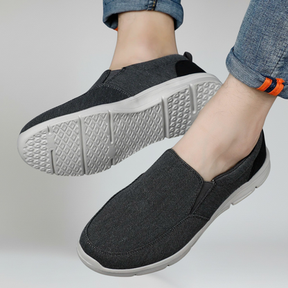 Mocasines Hombre de Lona Suela EVA Transpirable Slip-On