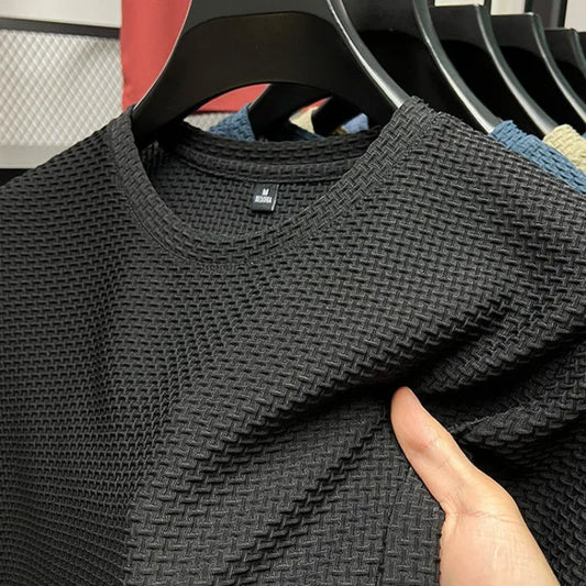 Camiseta Hombre con Textura Cuello Redondo - Mavetta