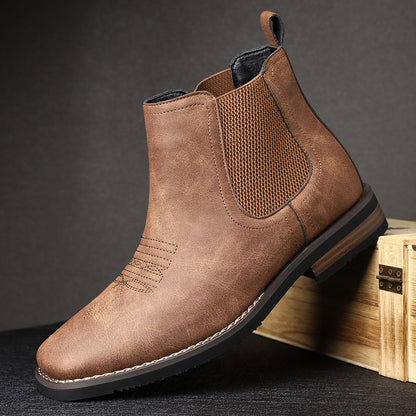 Botines hombre sin cordones ajuste cómodo estilo urbano