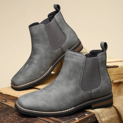 Botines hombre sin cordones ajuste cómodo estilo urbano