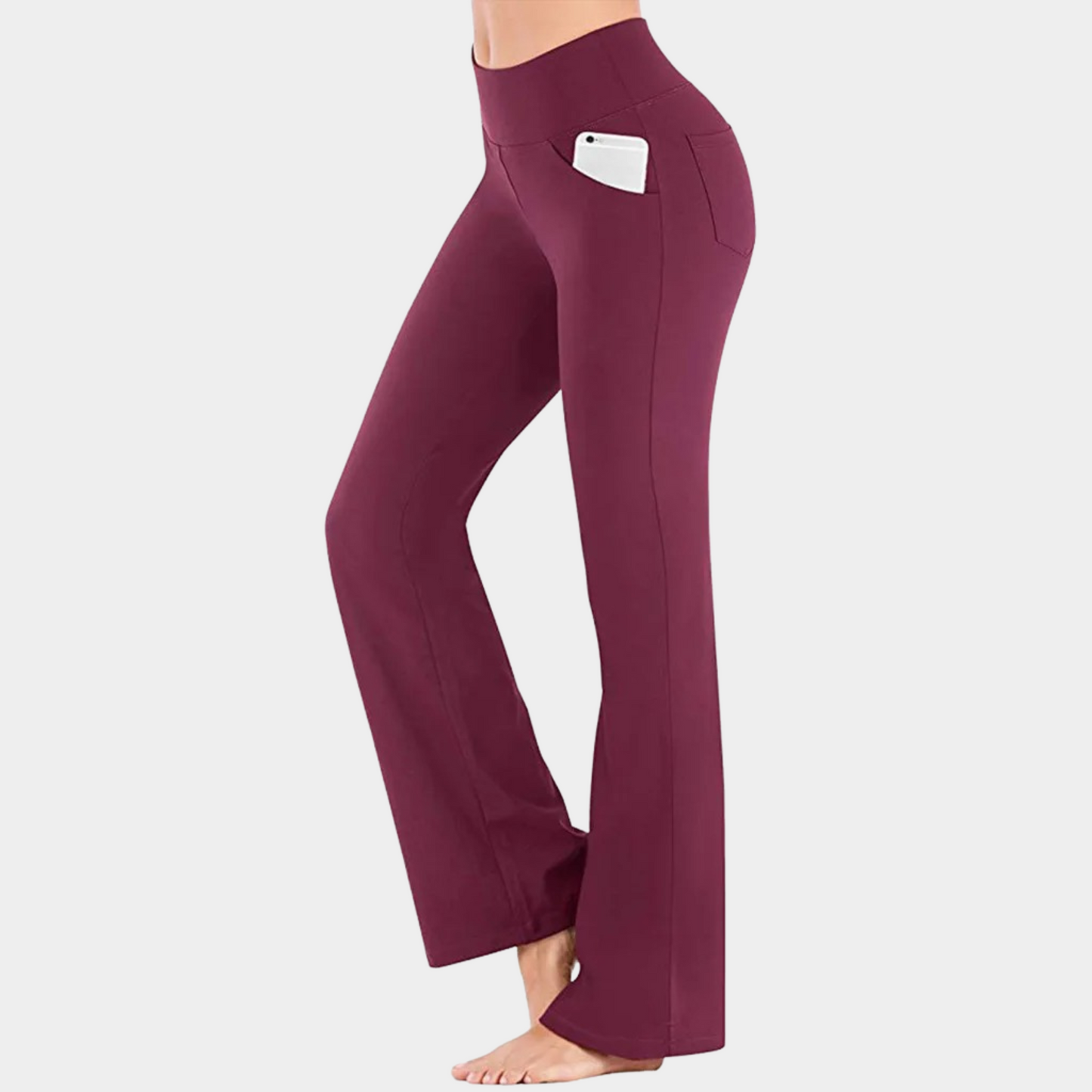 Leggins deportivos mujer pierna ancha elásticos