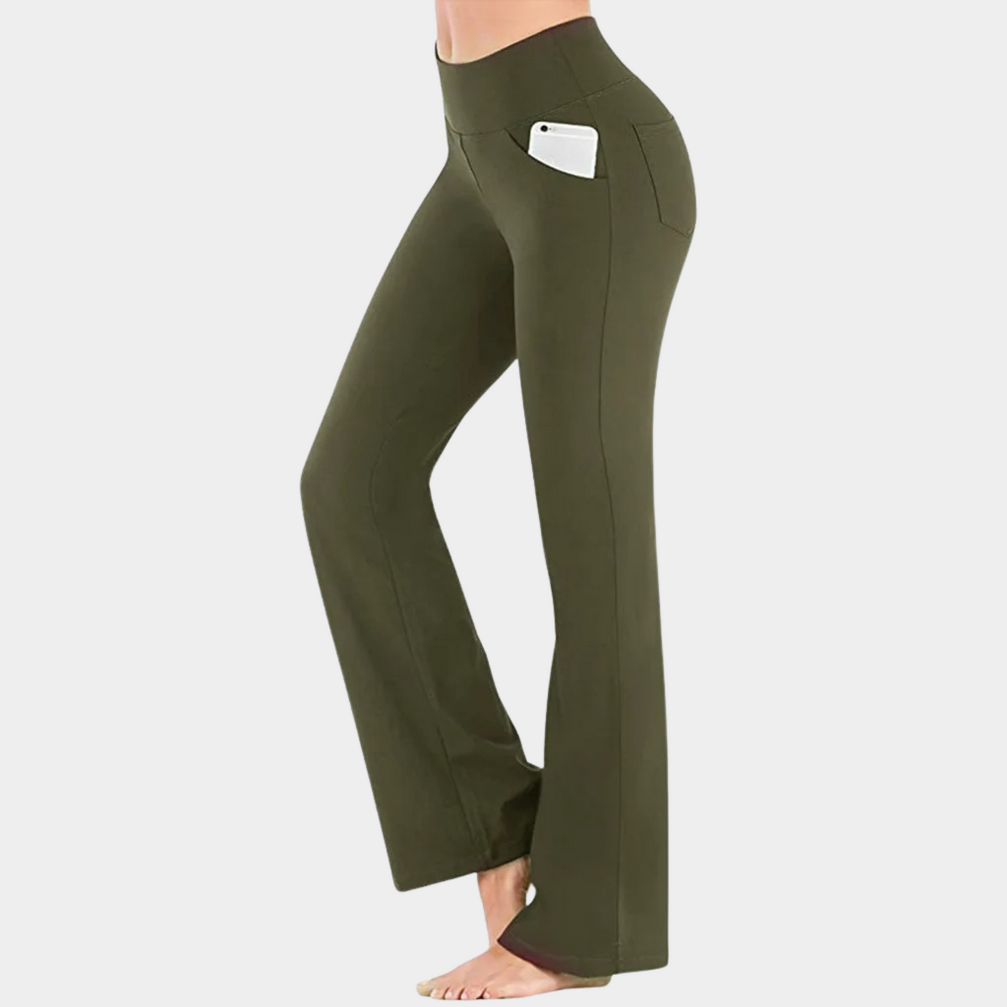 Leggins deportivos mujer pierna ancha elásticos