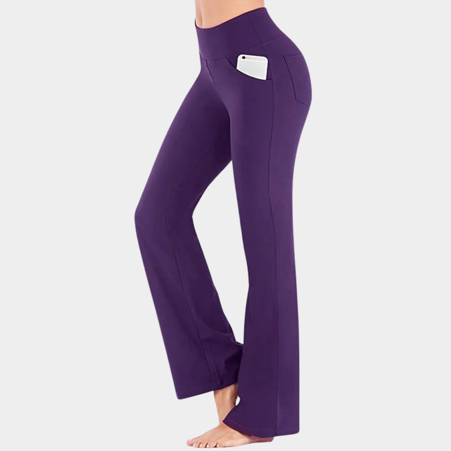 Leggins deportivos mujer pierna ancha elásticos
