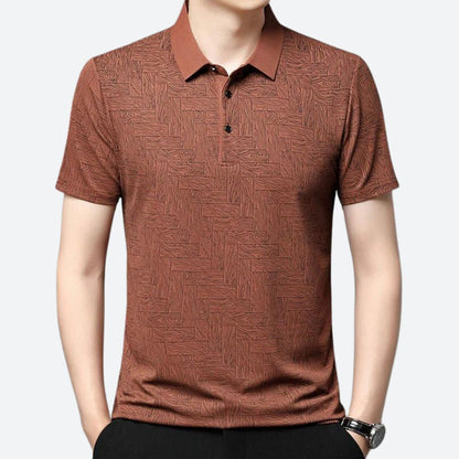 Polo hombre casual tejido ligero diseño limpio