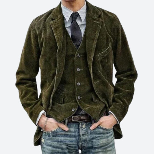 Chaqueta Hombre de Pana Robusta con Bolsillos - Mavetta