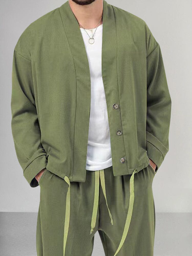 Conjunto Hombre Minimalista Dos Piezas Ajuste Casual - Mavetta