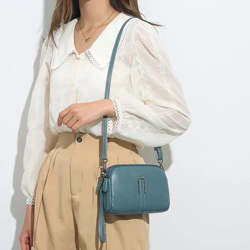 Bolso Bandolera Unisex Compacto con Cremallera