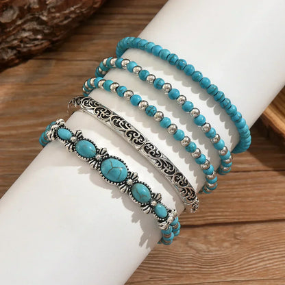 Pulsera Mujer de Varias Vueltas Ajustable Elegante