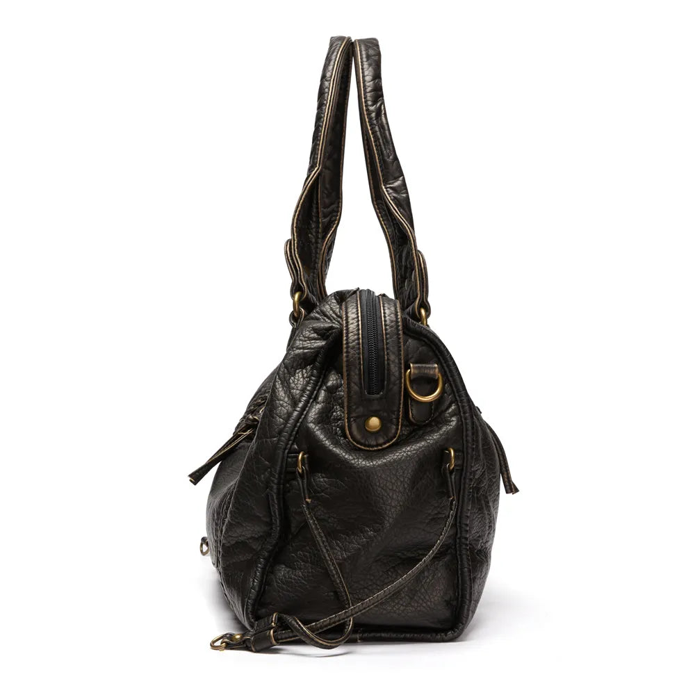 Bolso Grande Mujer de Hombro con Cremallera y Bolsillos