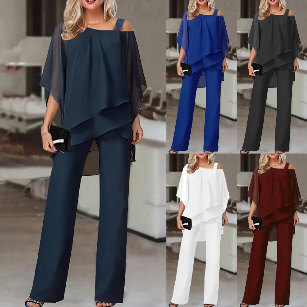 Conjunto Mujer de Dos Piezas Estilo Elegante y Cómodo