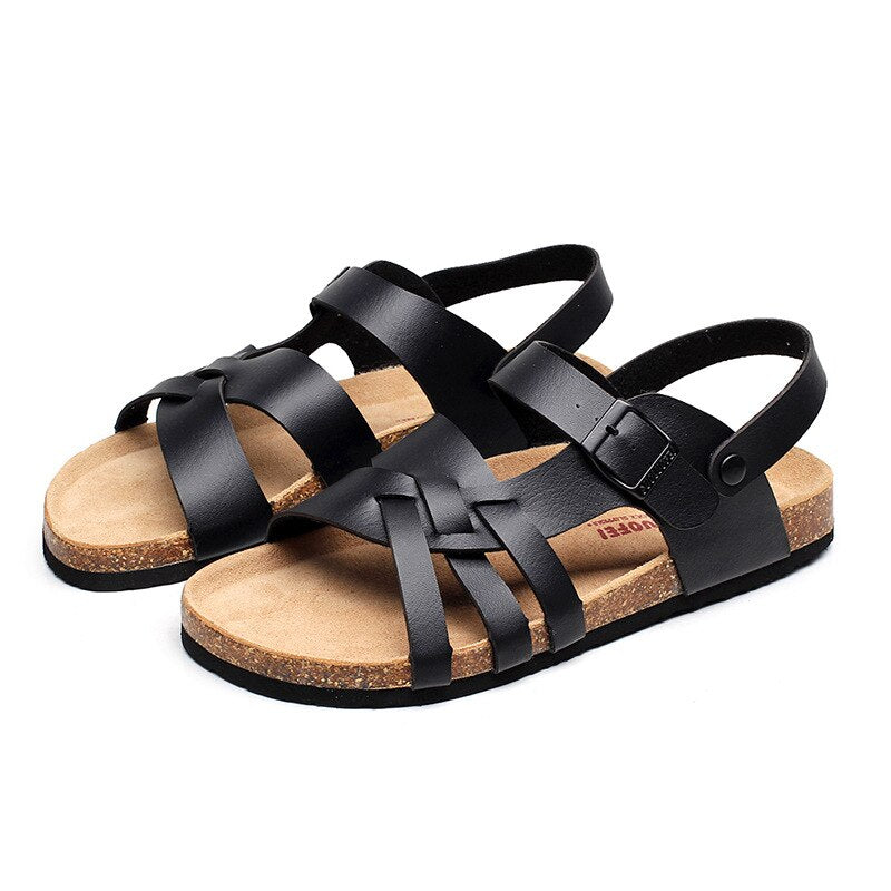 Sandalias Hombre con Tiras Ajustables y Suela Antideslizante