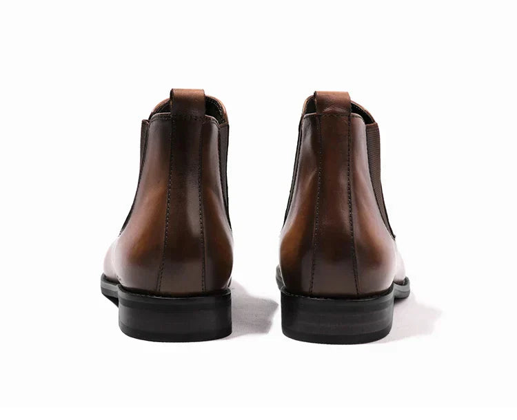 Botas Chelsea Hombre de Cuero Ajuste Clásico