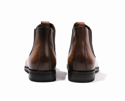 Botas Chelsea Hombre de Cuero Ajuste Clásico