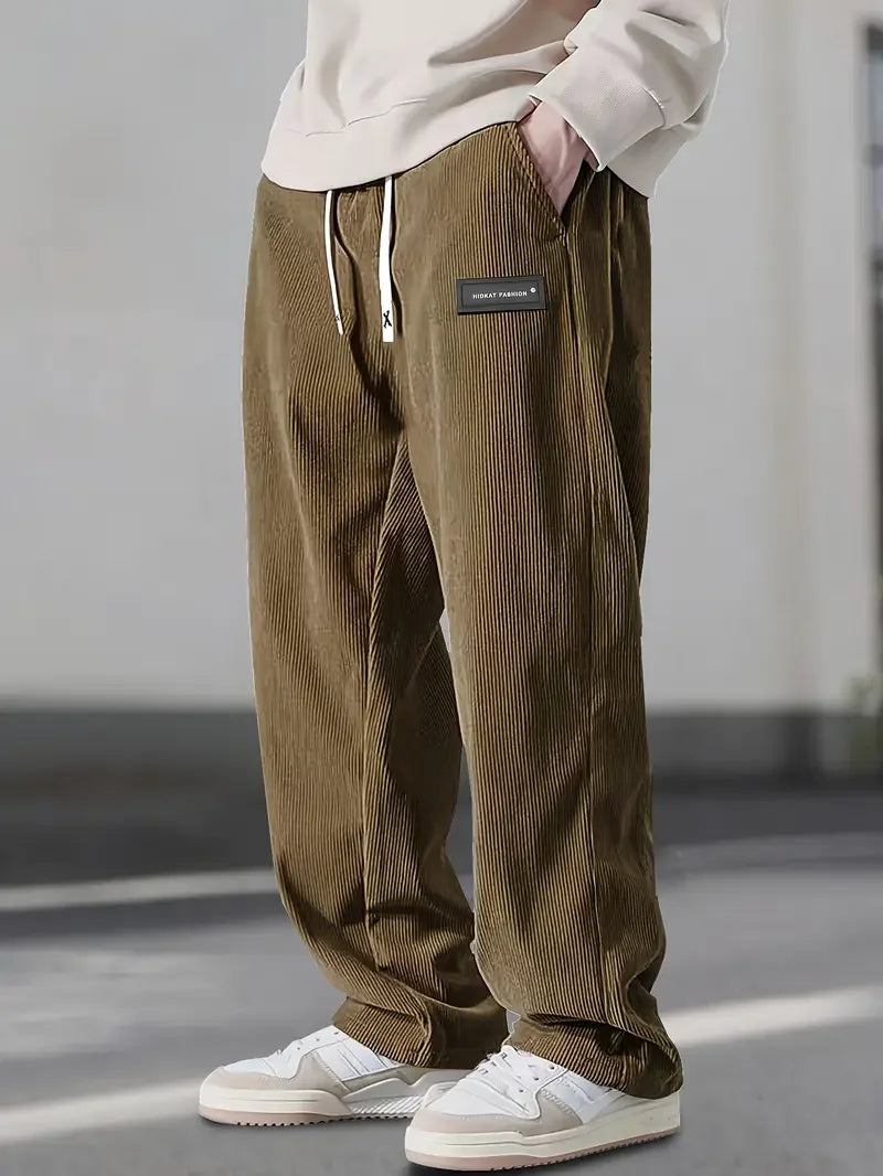 Pantalones Hombre de Pana Ajuste ComfortFit