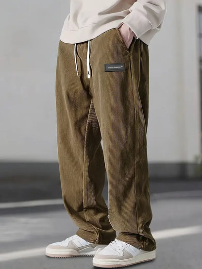 Pantalones Hombre de Pana Ajuste ComfortFit