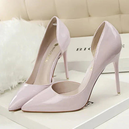 Zapatos Mujer Tacón Alto Detalle Cut-out Elegante