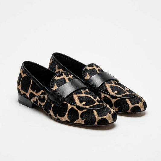 Mocasines Mujer Animal Print Tira Ajustable - Mavetta