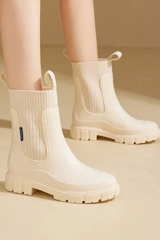 Botines Mujer Impermeables Suela Gruesa Antideslizante